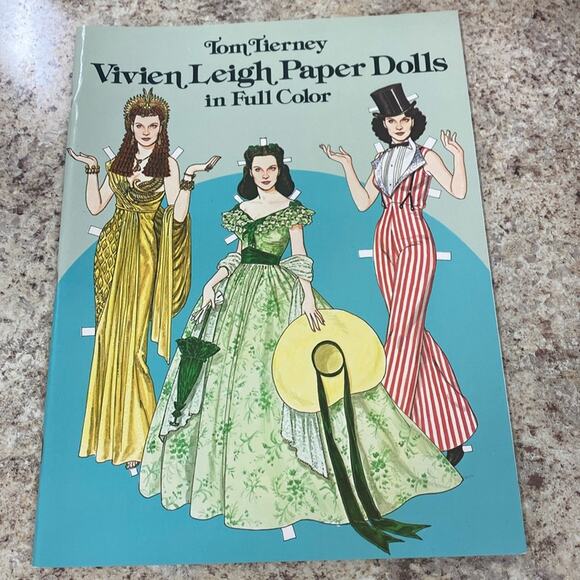 Vintage Vivian Leigh Paper Dolls by Tom Tierney - Picture 1 of 3